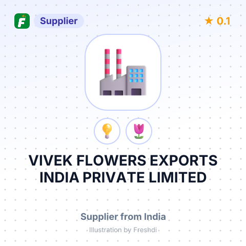 VIVEK FLOWERS EXPORTS INDIA PRIVATE LIMITED – summary card, no photo uploaded yet