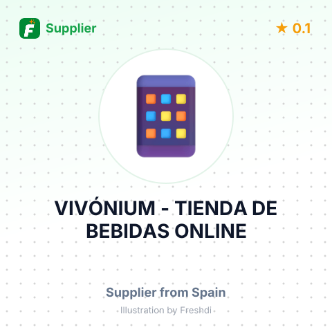 VIVÓNIUM - TIENDA DE BEBIDAS ONLINE – summary card, no photo uploaded yet