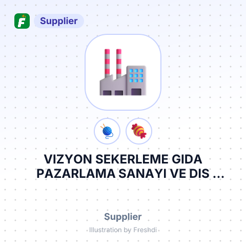 VIZYON SEKERLEME GIDA PAZARLAMA SANAYI VE DIS TICARET LIMITED – summary card, no photo uploaded yet