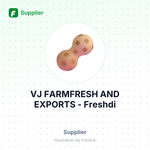 VJ FARMFRESH AND EXPORTS – summary card, no photo uploaded yet