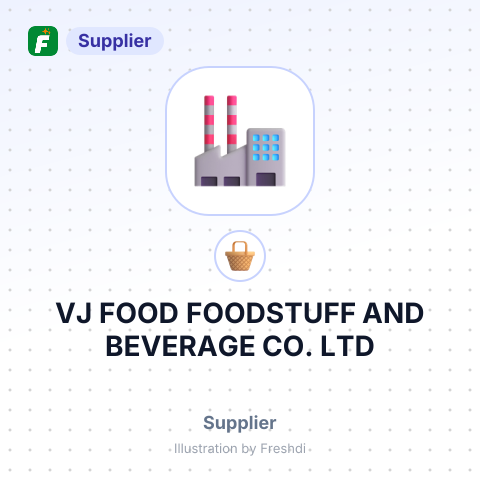 VJ FOOD FOODSTUFF AND BEVERAGE CO.,LTD – summary card, no photo uploaded yet