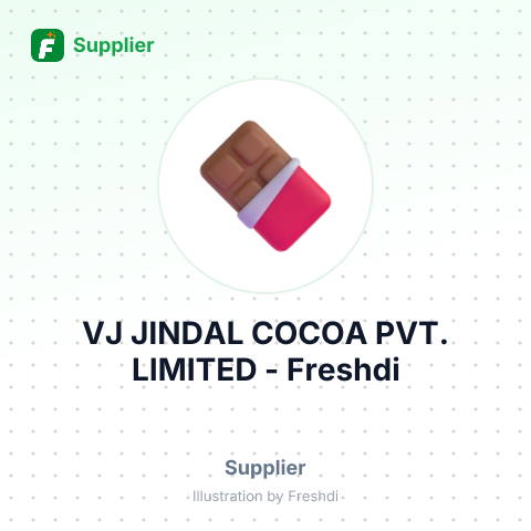 VJ JINDAL COCOA PVT. LIMITED – summary card, no photo uploaded yet