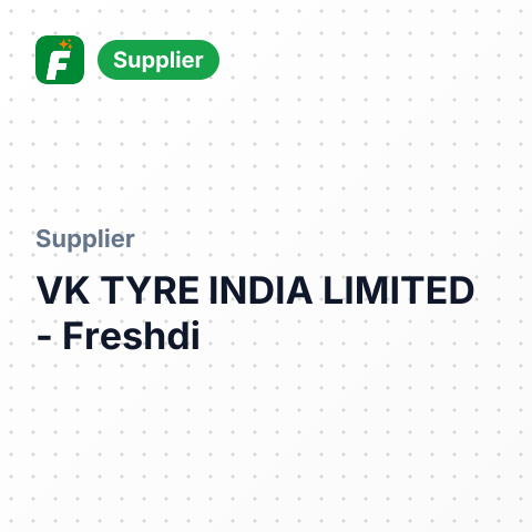 VK TYRE INDIA LIMITED – summary card, no photo uploaded yet
