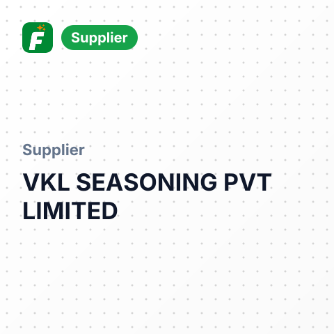 VKL SEASONING PVT LIMITED – summary card, no photo uploaded yet
