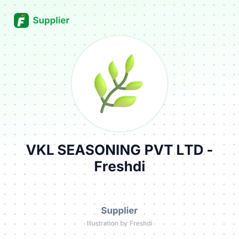 VKL SEASONING PVT LTD – summary card, no photo uploaded yet