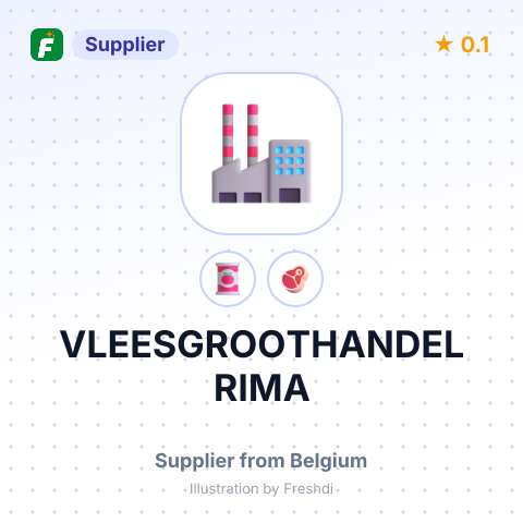 VLEESGROOTHANDEL RIMA – summary card, no photo uploaded yet