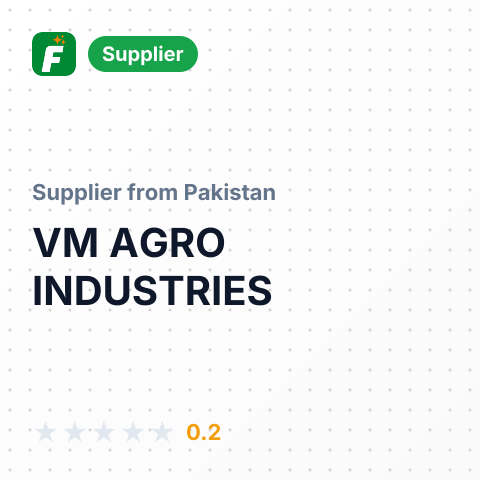 VM AGRO INDUSTRIES – summary card, no photo uploaded yet