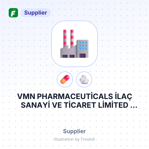 VMN PHARMACEUTİCALS İLAÇ SANAYİ VE TİCARET LİMİTED ŞİRKETİ – summary card, no photo uploaded yet