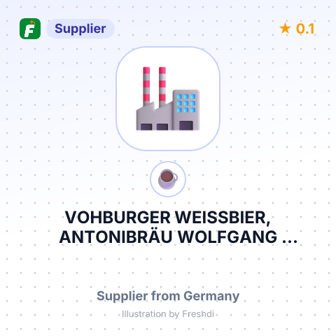 VOHBURGER WEISSBIER, ANTONIBRÄU WOLFGANG AMBERGER E.K. – summary card, no photo uploaded yet
