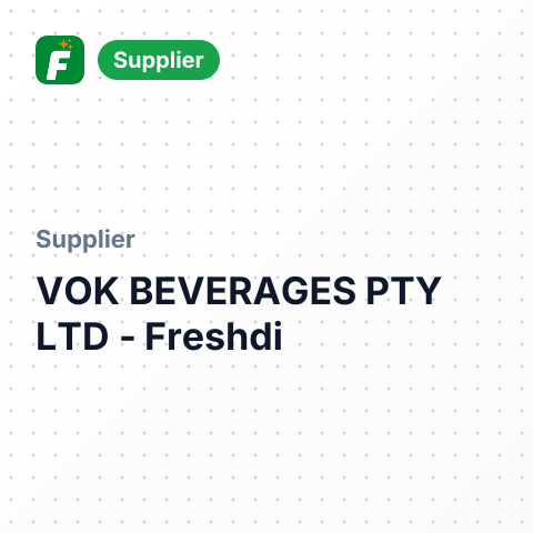 VOK BEVERAGES PTY LTD – summary card, no photo uploaded yet