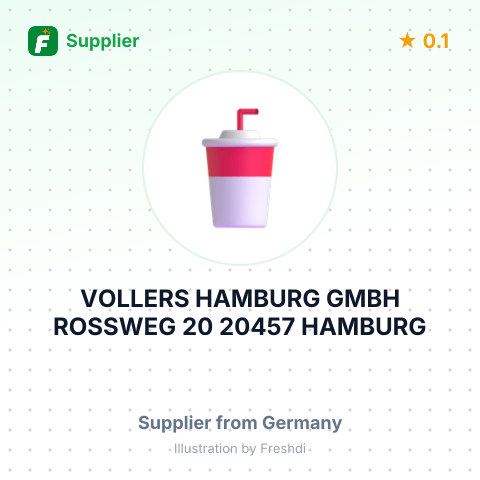 VOLLERS HAMBURG GMBH ROSSWEG 20 20457 HAMBURG GERMANY – summary card, no photo uploaded yet