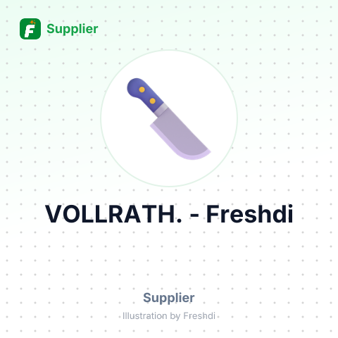 VOLLRATH. – summary card, no photo uploaded yet