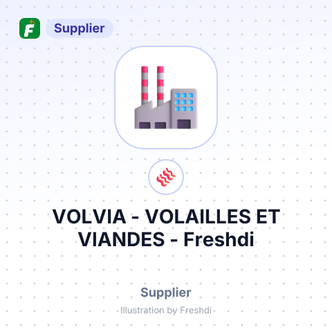 VOLVIA - VOLAILLES ET VIANDES – summary card, no photo uploaded yet
