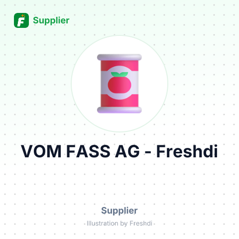 VOM FASS AG – summary card, no photo uploaded yet