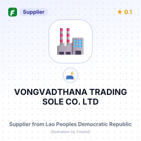 VONGVADTHANA TRADING SOLE CO.,LTD – summary card, no photo uploaded yet