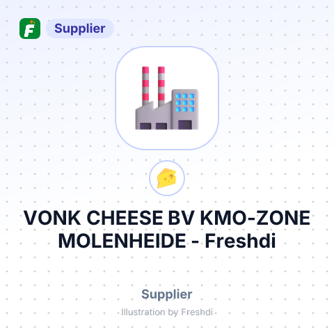 VONK CHEESE BV KMO-ZONE MOLENHEIDE – summary card, no photo uploaded yet