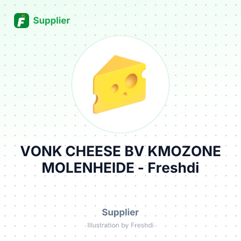 VONK CHEESE BV KMOZONE MOLENHEIDE – summary card, no photo uploaded yet