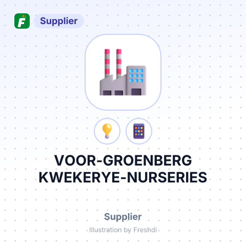 VOOR-GROENBERG KWEKERYE-NURSERIES – summary card, no photo uploaded yet