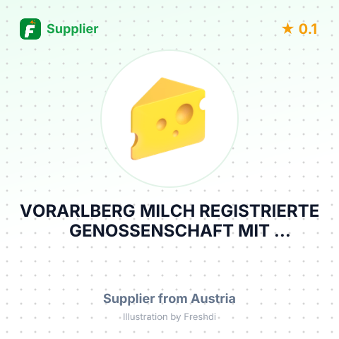 VORARLBERG MILCH REGISTRIERTE GENOSSENSCHAFT MIT BESCHRANKTER HAFTUNG – summary card, no photo uploaded yet