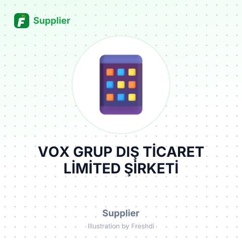 VOX GRUP DIŞ TİCARET LİMİTED ŞİRKETİ – summary card, no photo uploaded yet