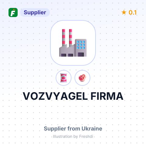 VOZVYAGEL FIRMA – summary card, no photo uploaded yet