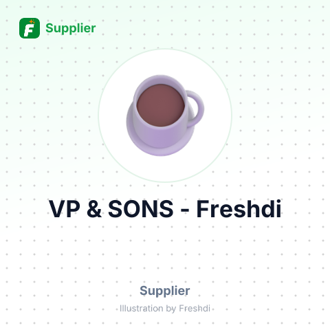 VP & SONS – summary card, no photo uploaded yet