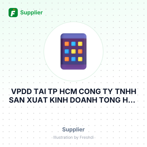 VPDD TAI TP HCM CONG TY TNHH SAN XUAT KINH DOANH TONG HOP DONG A – summary card, no photo uploaded yet