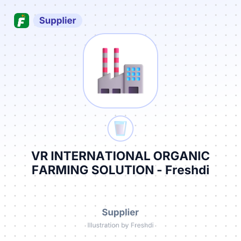 VR INTERNATIONAL ORGANIC FARMING SOLUTION – summary card, no photo uploaded yet