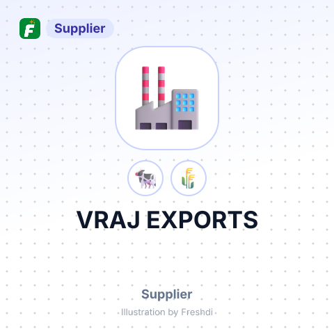 VRAJ EXPORTS – summary card, no photo uploaded yet