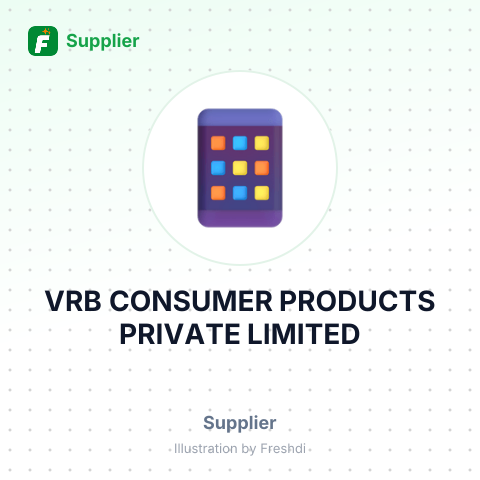 VRB CONSUMER PRODUCTS PRIVATE LIMITED – summary card, no photo uploaded yet