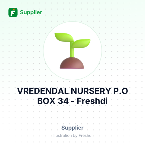 VREDENDAL NURSERY P.O BOX 34 – summary card, no photo uploaded yet