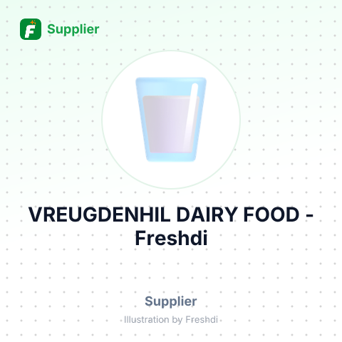 VREUGDENHIL DAIRY FOOD – summary card, no photo uploaded yet