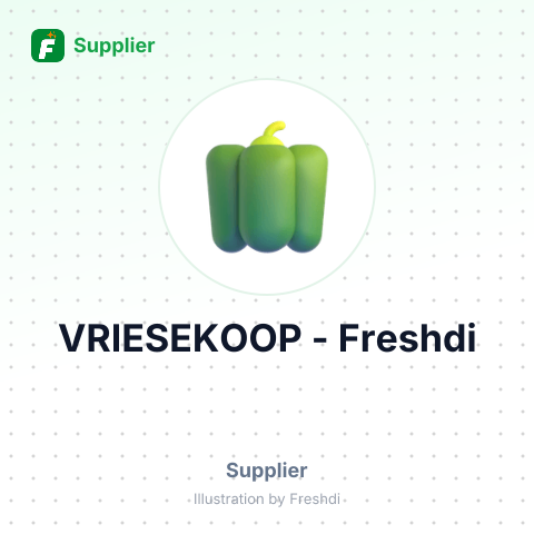 VRIESEKOOP – summary card, no photo uploaded yet