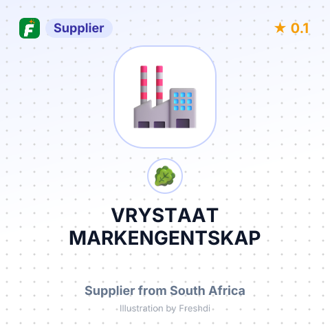 VRYSTAAT MARKENGENTSKAP – summary card, no photo uploaded yet