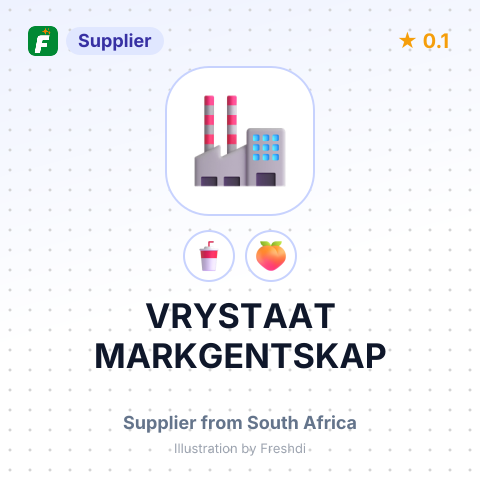 VRYSTAAT MARKGENTSKAP – summary card, no photo uploaded yet