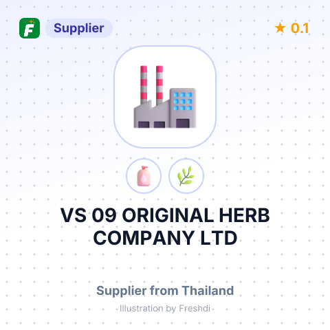 VS 09 ORIGINAL HERB COMPANY LTD – summary card, no photo uploaded yet