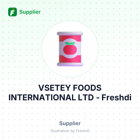 VSETEY FOODS INTERNATIONAL LTD – summary card, no photo uploaded yet