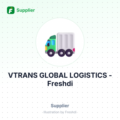VTRANS GLOBAL LOGISTICS – summary card, no photo uploaded yet
