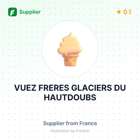 VUEZ FRERES GLACIERS DU HAUTDOUBS – summary card, no photo uploaded yet
