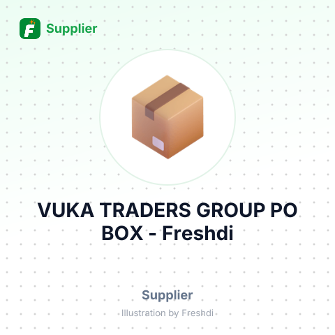 VUKA TRADERS GROUP PO BOX – summary card, no photo uploaded yet