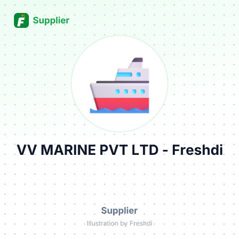 VV MARINE PVT LTD – summary card, no photo uploaded yet