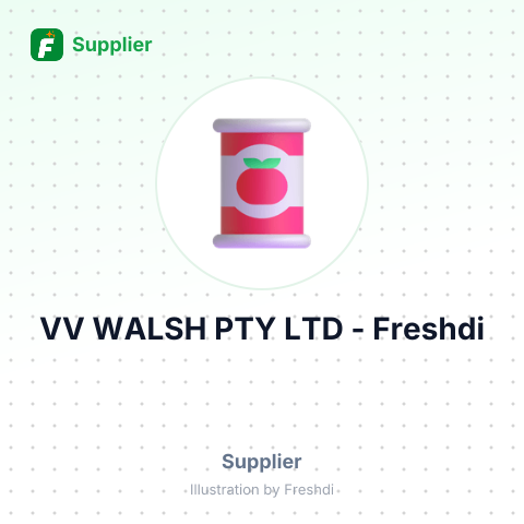 VV WALSH PTY LTD – summary card, no photo uploaded yet