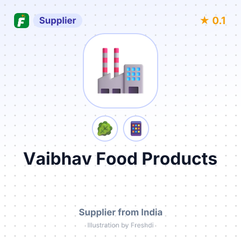 Vaibhav Food Products – summary card, no photo uploaded yet