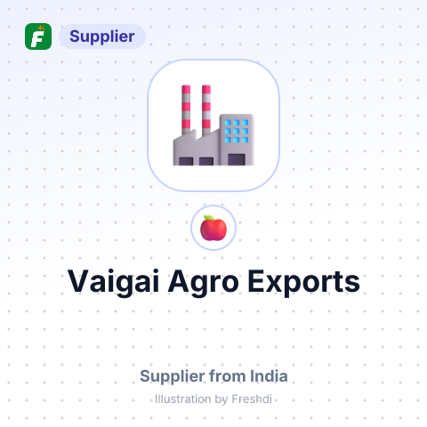 Vaigai Agro Exports – summary card, no photo uploaded yet