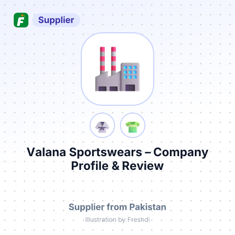 Valana Sportswears – summary card, no photo uploaded yet