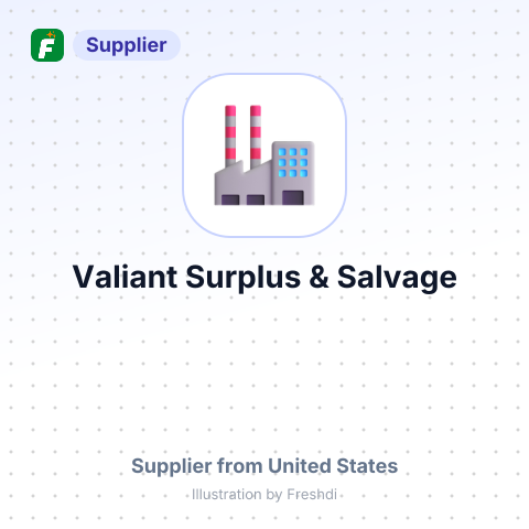 Valiant Surplus & Salvage – summary card, no photo uploaded yet