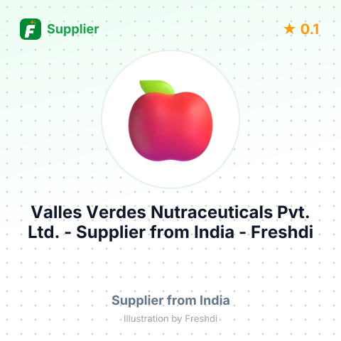 Valles Verdes Nutraceuticals Pvt. Ltd.  – summary card, no photo uploaded yet