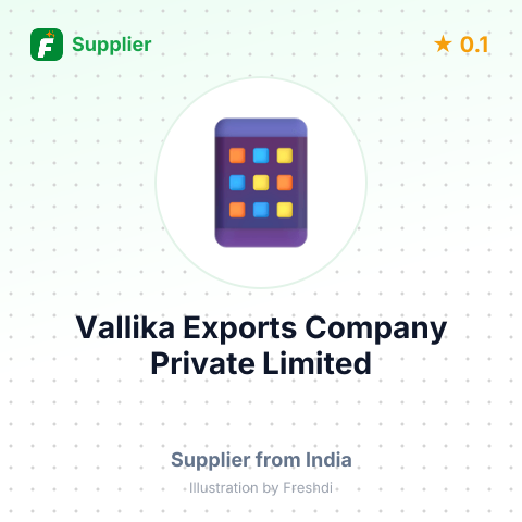 Vallika Exports Company Private Limited  – summary card, no photo uploaded yet