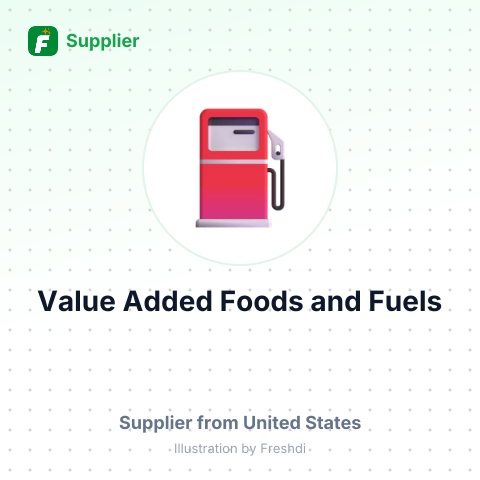 Value Added Foods and Fuels – summary card, no photo uploaded yet