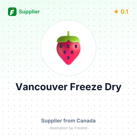 Vancouver Freeze Dry  – summary card, no photo uploaded yet